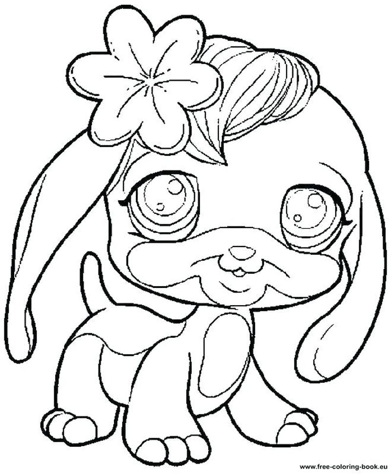 Littlest Pet Shop Coloring Pages Fox