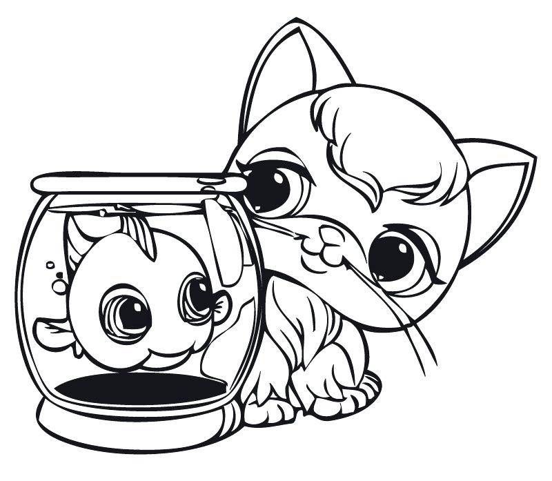 Littlest Pet Shop Coloring Pages Pepper