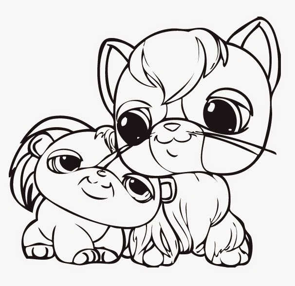 Littlest Pet Shop Friends Coloring Pages