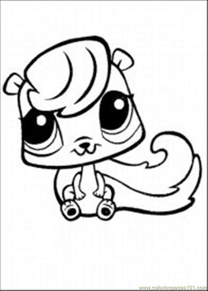 Littlest Pet Shop Peacock Coloring Pages