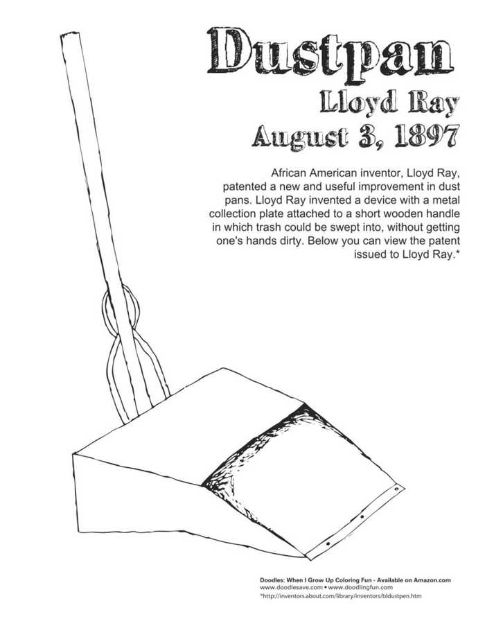 Lloyd Ray Invention Black History Month Coloring Pages