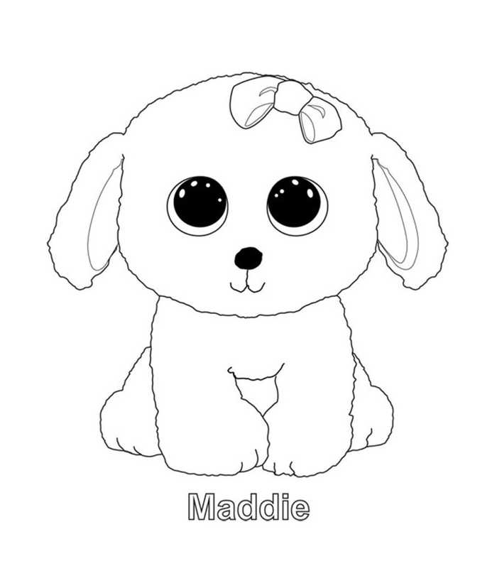 Maddie Beanie Boo Coloring Pages