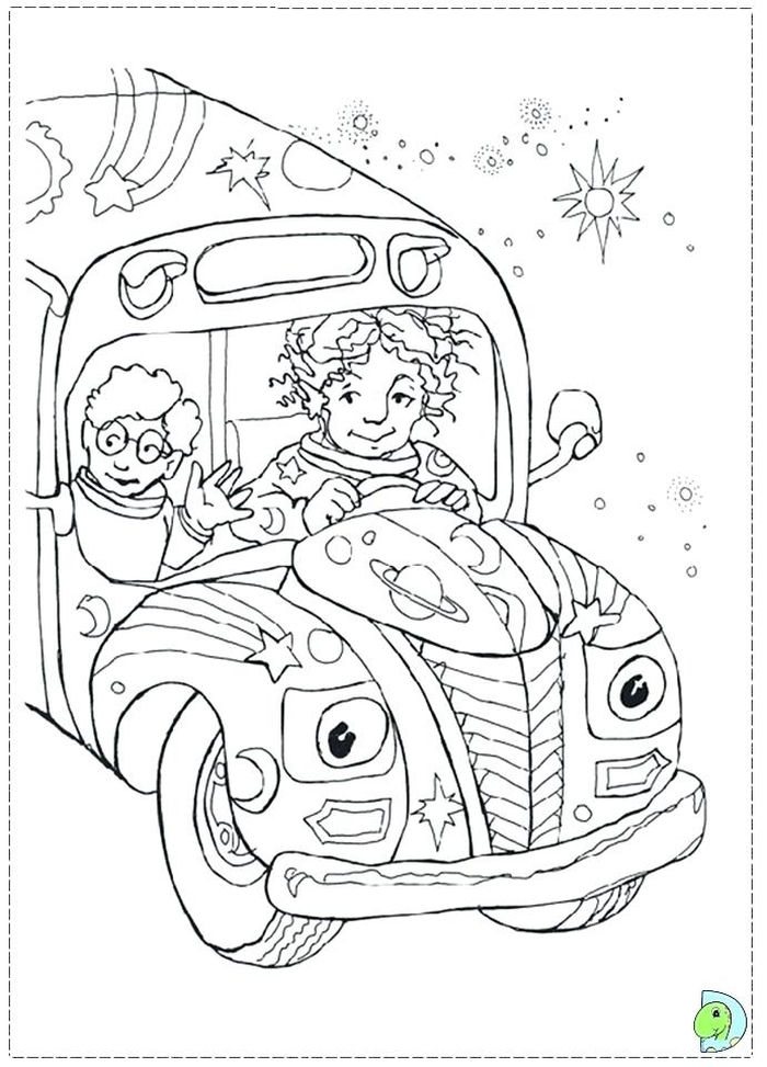 Magic School Coloring Page