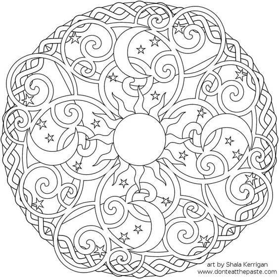 Mandala Coloring Pages Donteatthepaste1