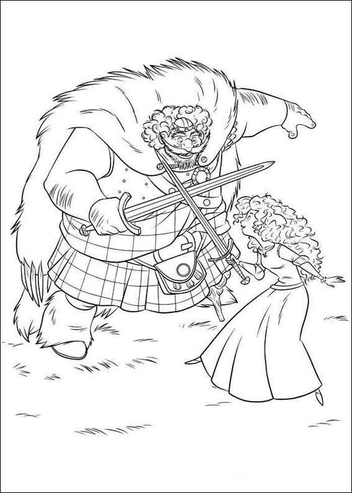 Merida Printable Coloring Pages