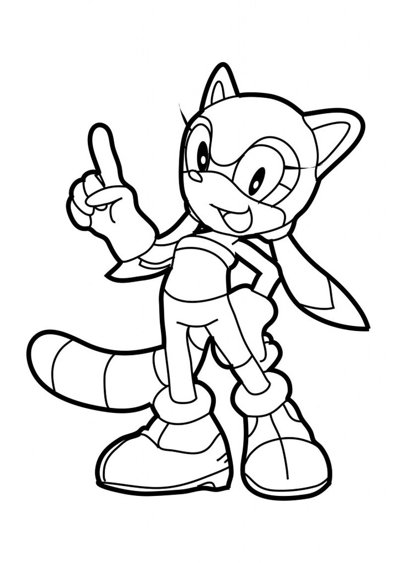 Metal Sonic Coloring Pages