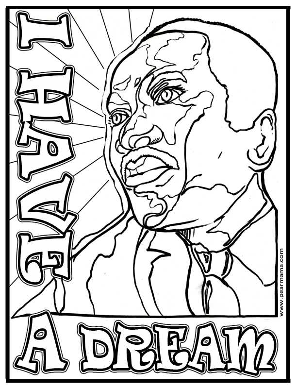 Mlk I Have A Dream Coloring Page