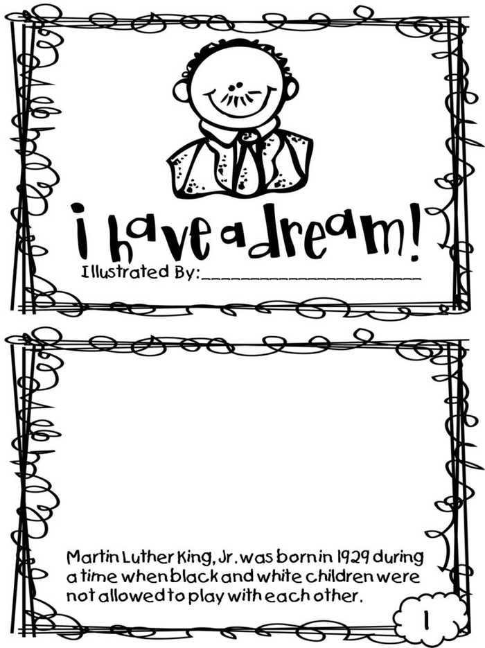 Mlk I Have A Dream Learning Worksheet