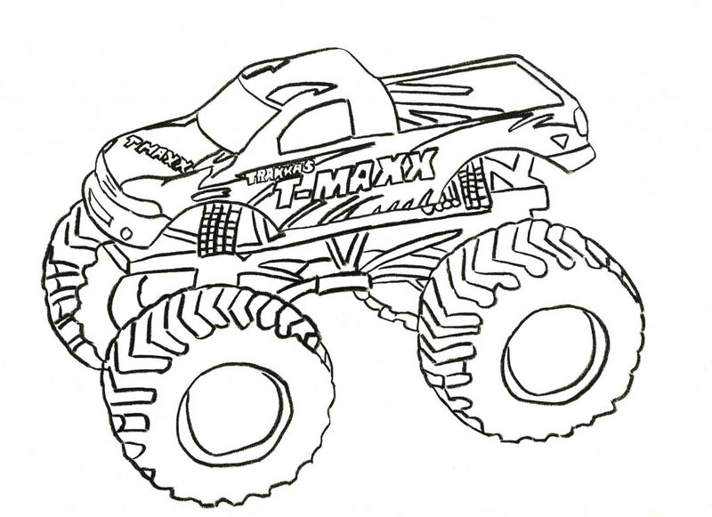 Monster Truck Coloring Pages