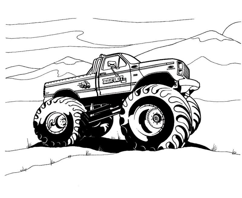 Monster Trucks Coloring Pages