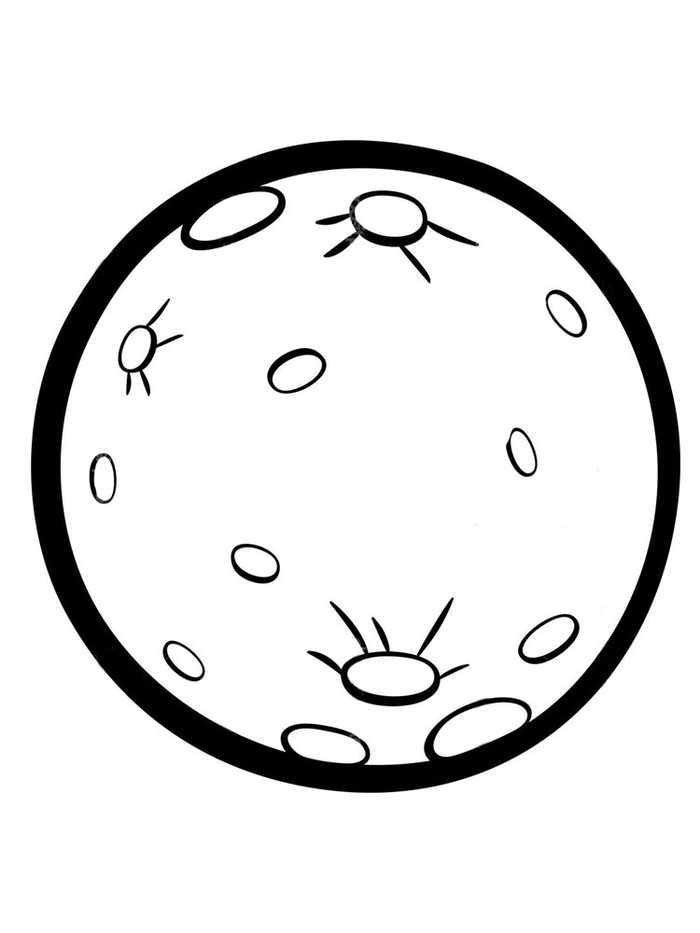 Moon Coloring Page