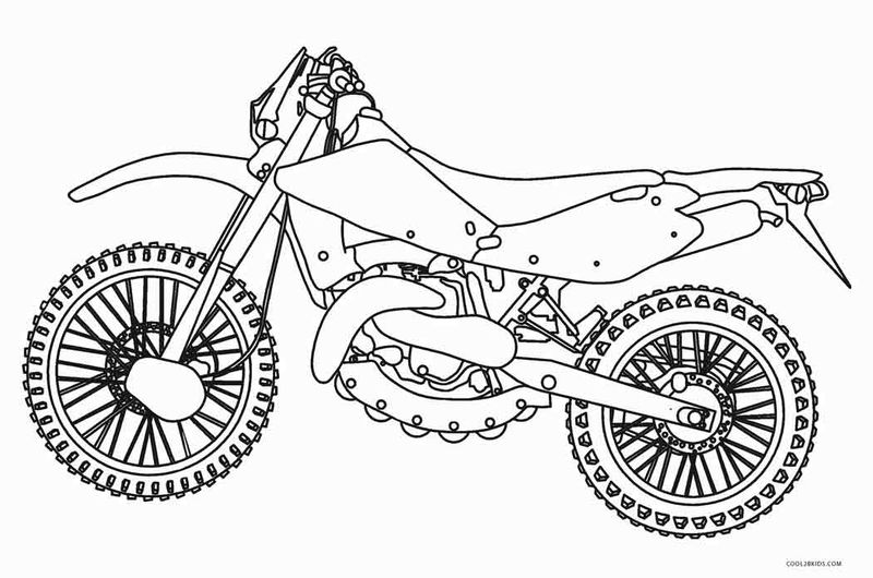 Motorcycle Coloring Pages To Print