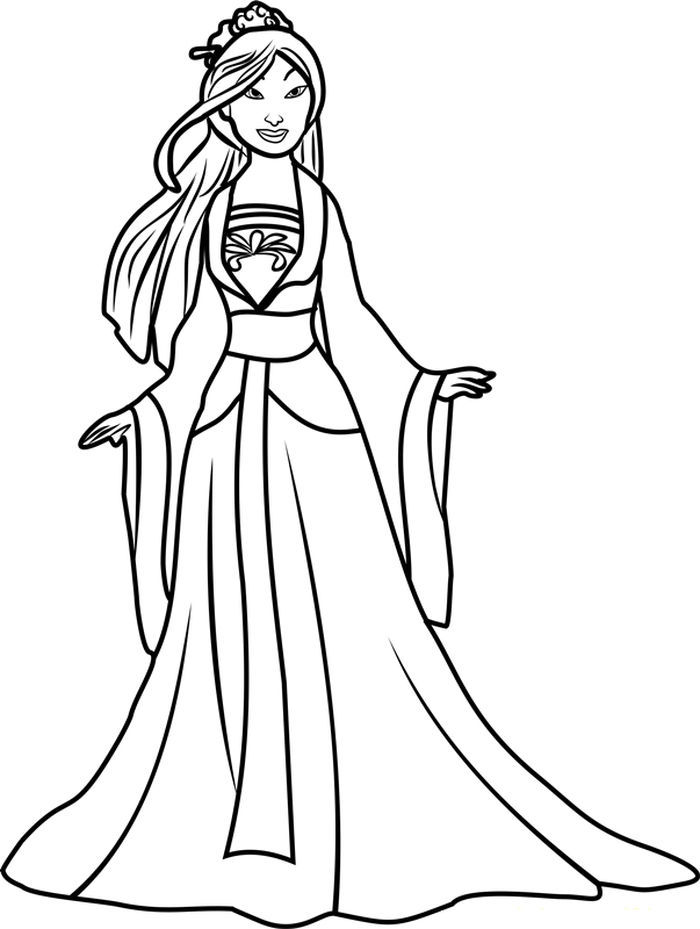 Mulan Coloring Pages Pdf