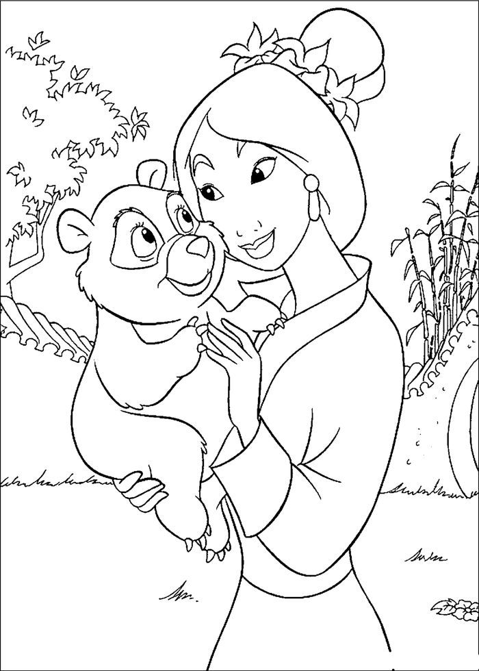 Mulan Disney Coloring Pages