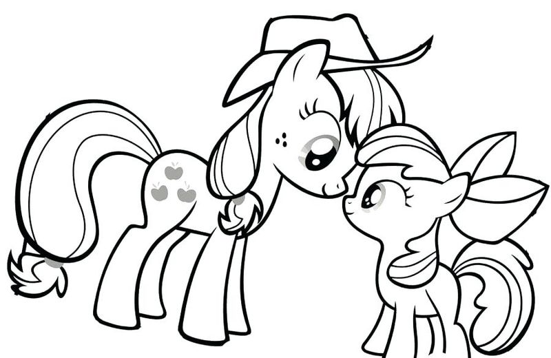 My Little Pony Coloring Pages Rainbow Dash