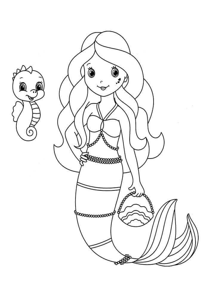 My Little Pony Mermaid Coloring Pages