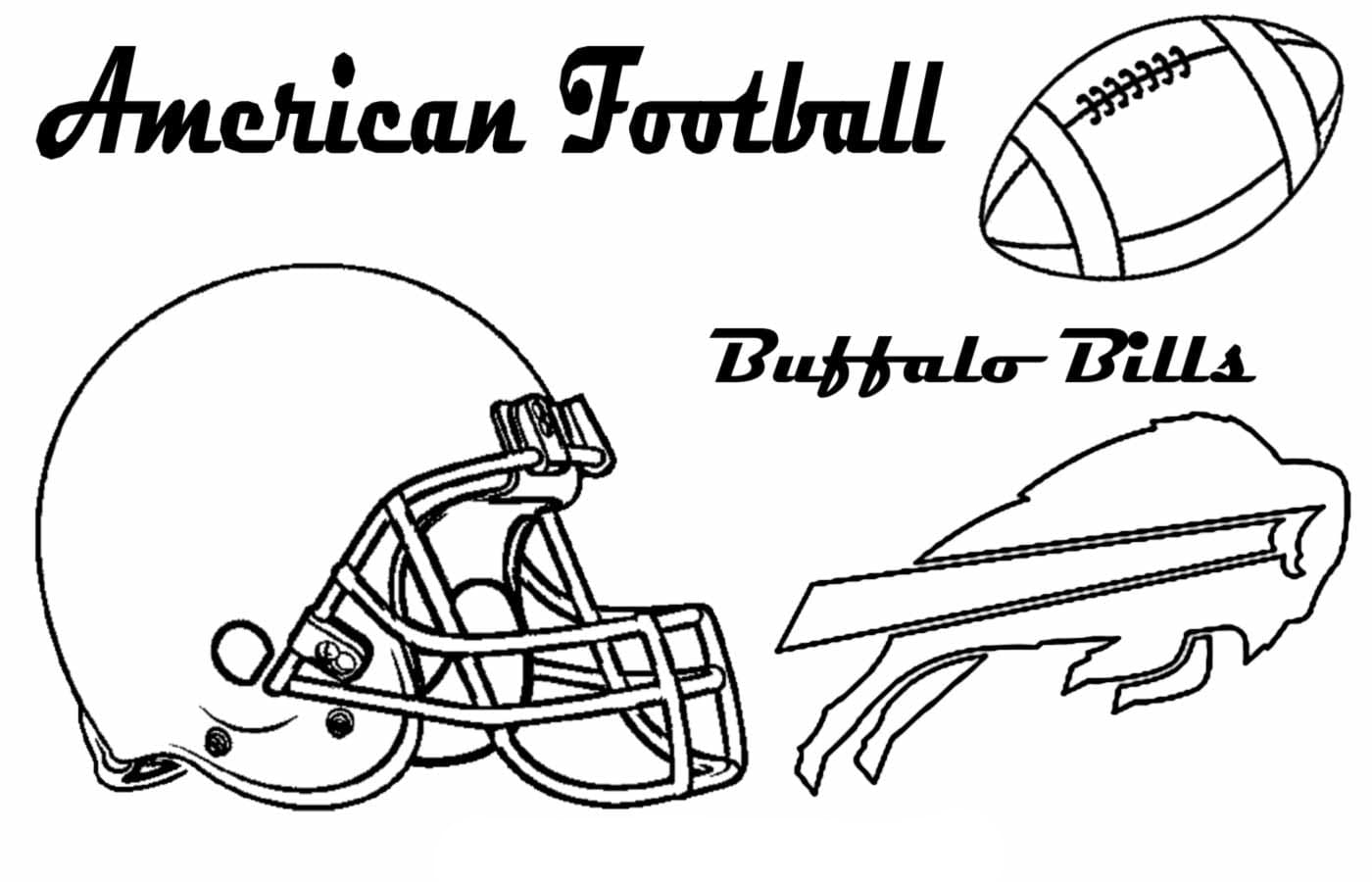 nfl buffalo bills coloring pages