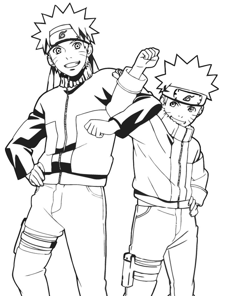 Naruto Coloring Pages Akatsuki