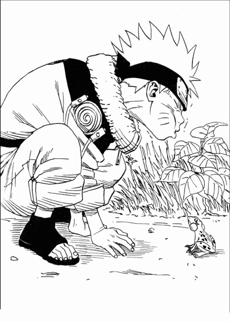 Naruto Coloring Pages Color