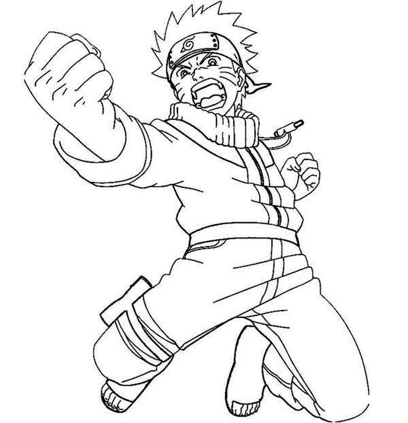 Naruto Coloring Pages Online