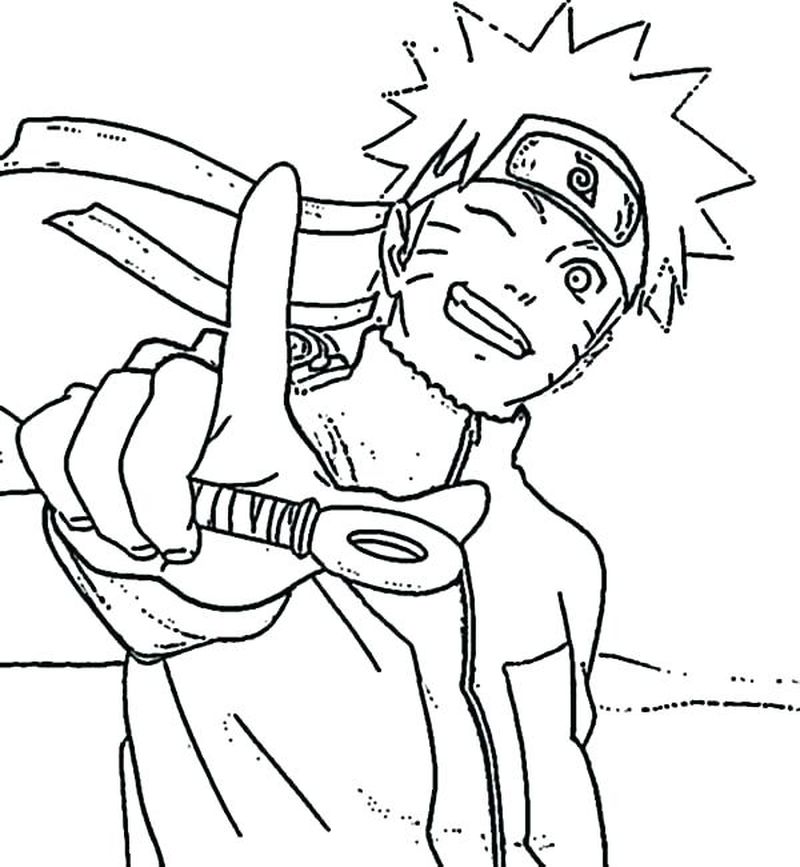 Naruto Coloring Pages Printable Shr