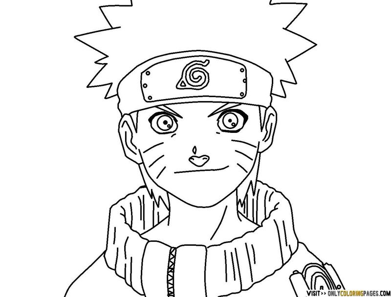 Naruto Coloring Pages Sasuke