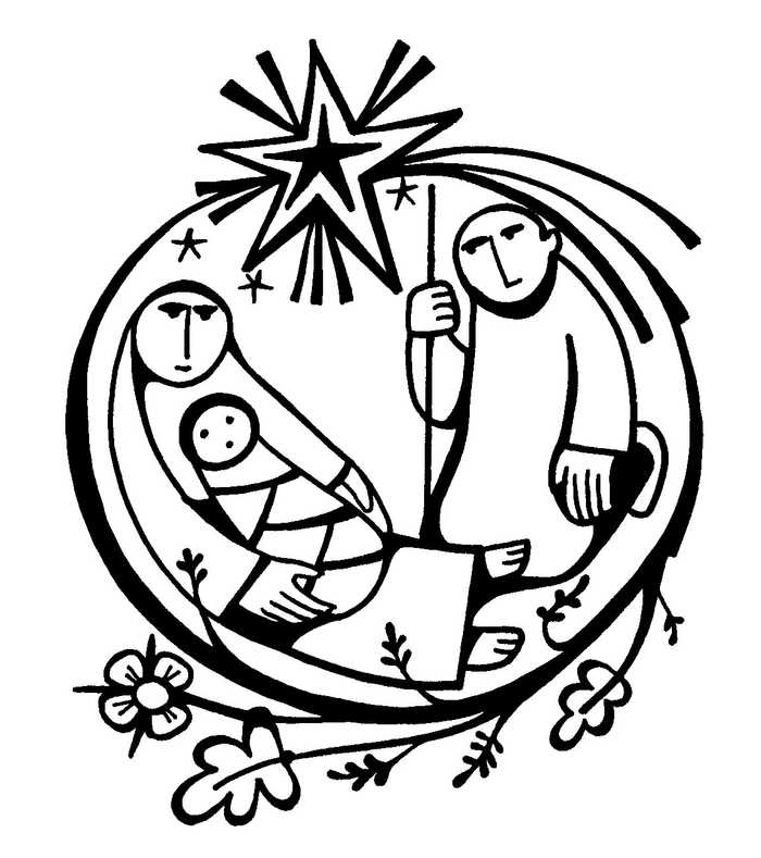 Nativity Coloring Pages