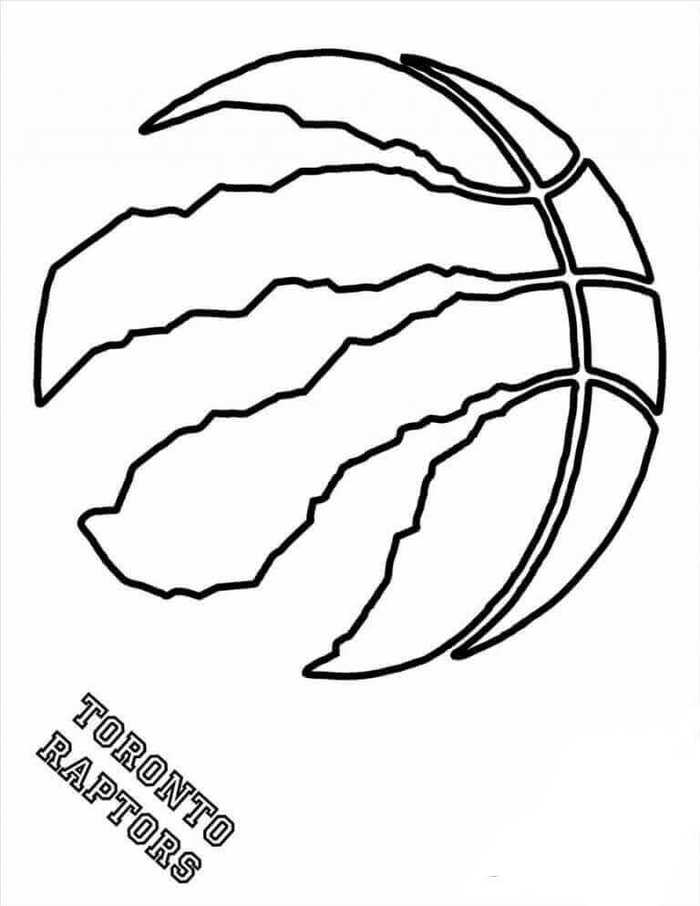 Nba Coloring Pages Toronto Raptors