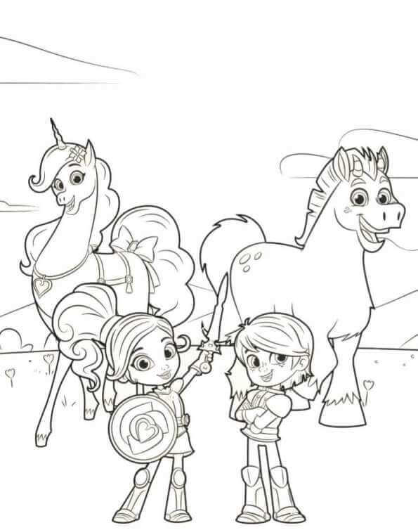 Nella Garret Trinket Clod Coloring Page