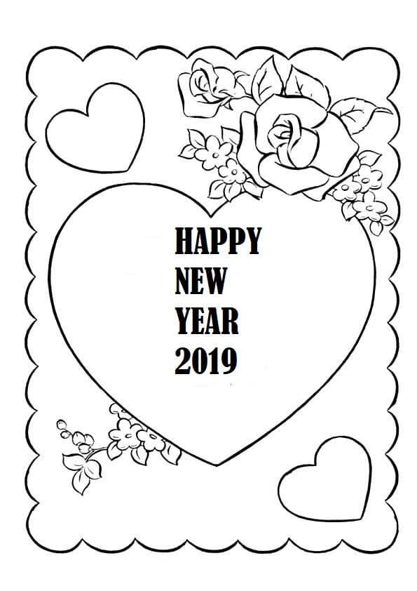 New Year Card Template