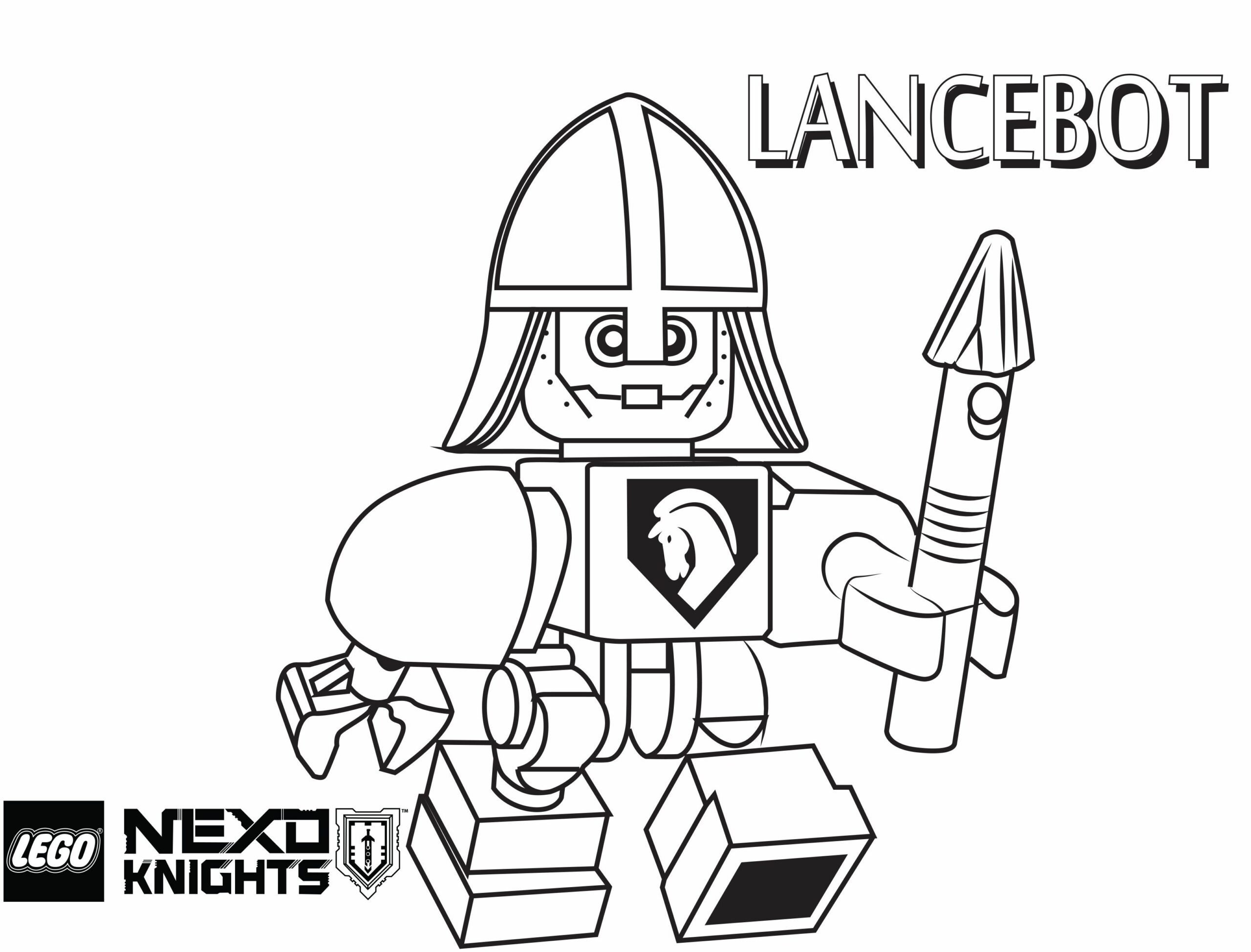 nexo knights coloring pages to print