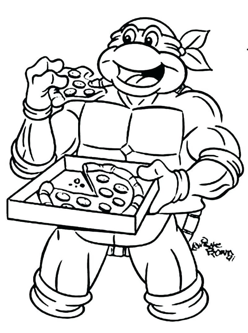 Ninja Coloring Pages For Kids