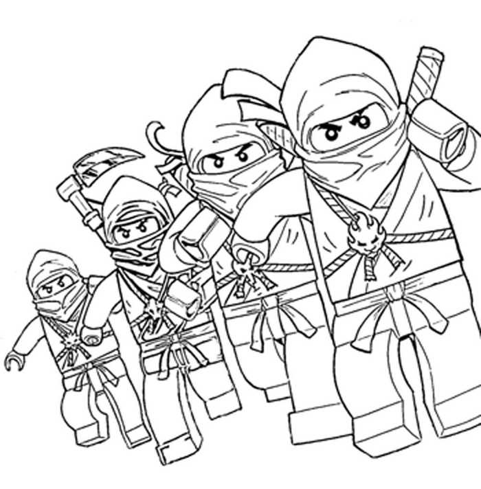 Ninjago Coloring Page