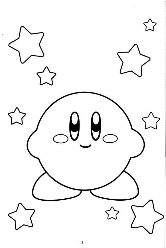 Nintendo Kirby Coloring Pages