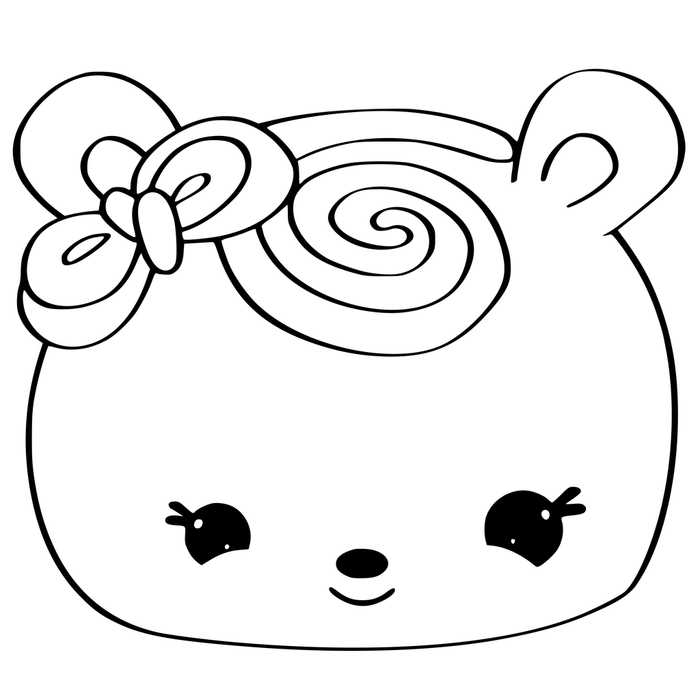 Num Coloring Pages Orange Swirl