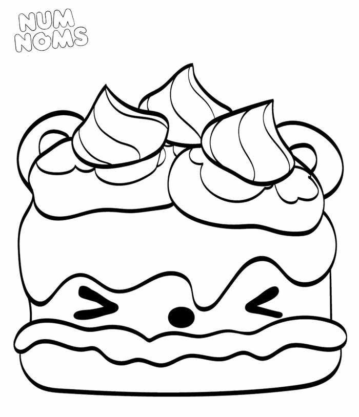 Num Noms Coloring Pages Sammy Smores