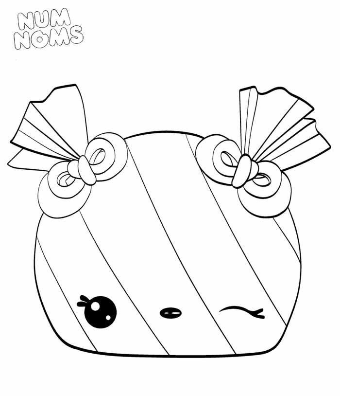 Num Noms Season Coloring Pages Peyton Peppermint