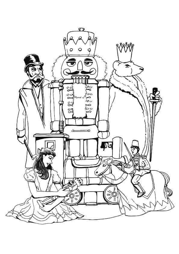 Nutcracker Film Coloring Pages