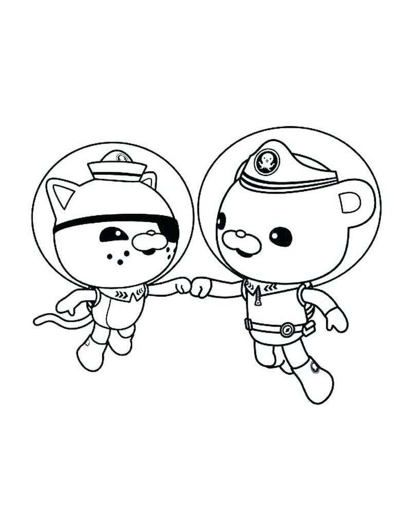 Octonauts Coloring Pages Disney Jr