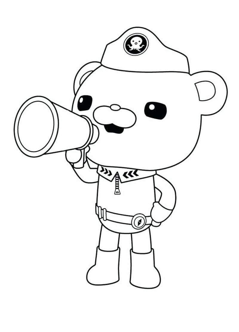 Octonauts Sea Creatures Coloring Pages