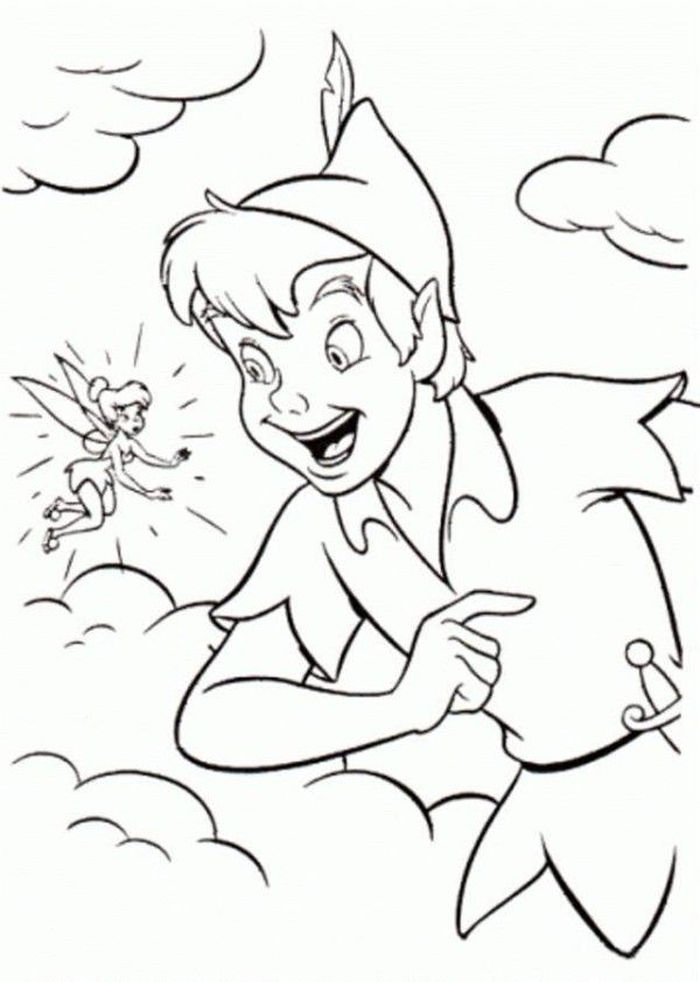 Peter Pan Coloring Pages Free