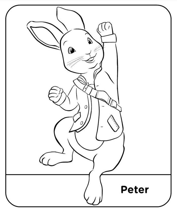 Peter Rabbit Coloring Pages