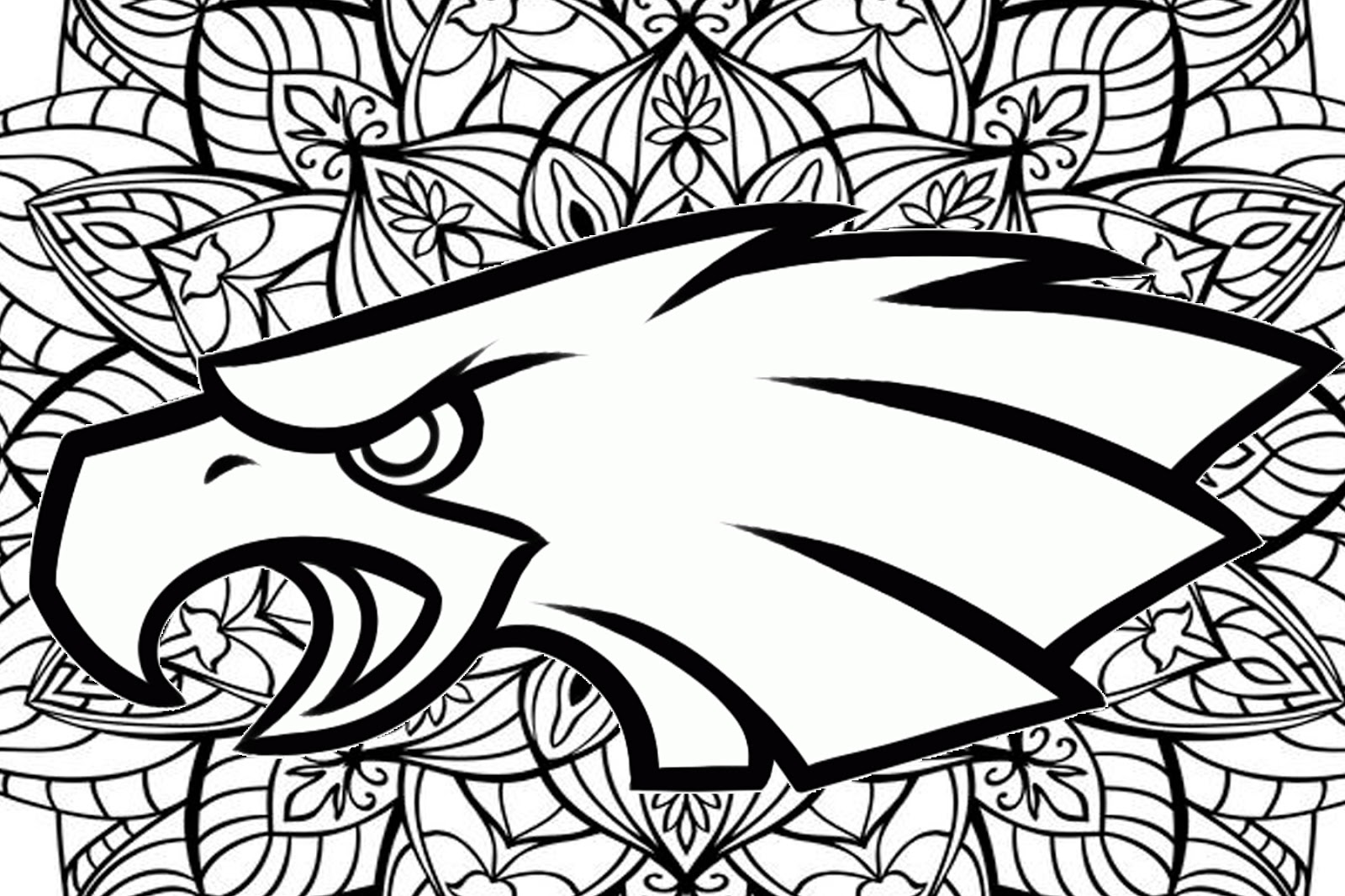 philadelphia eagles coloring sheet