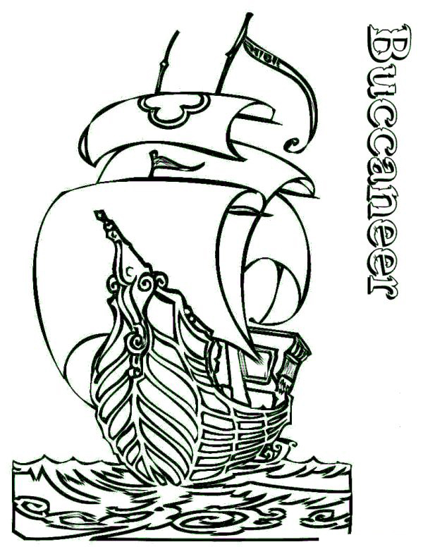 Pirates Shipb Coloring Pages Printable