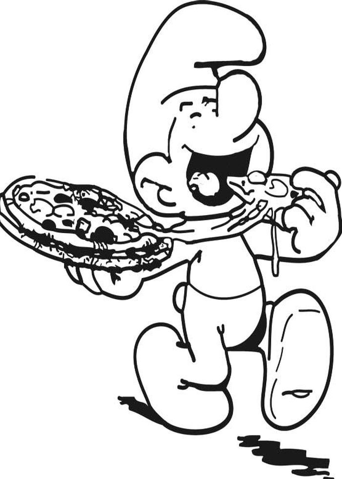 Pizza Coloring Pages For Kids Free