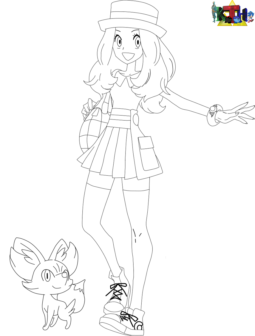 pokemon fennekin coloring pages