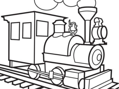 Polar Express Train Coloring Pages