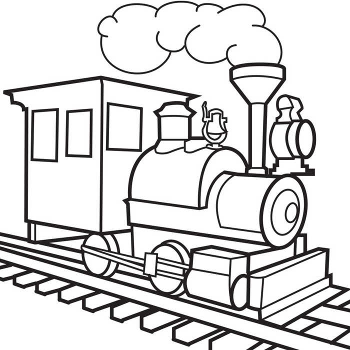 Polar Express Train Coloring Pages