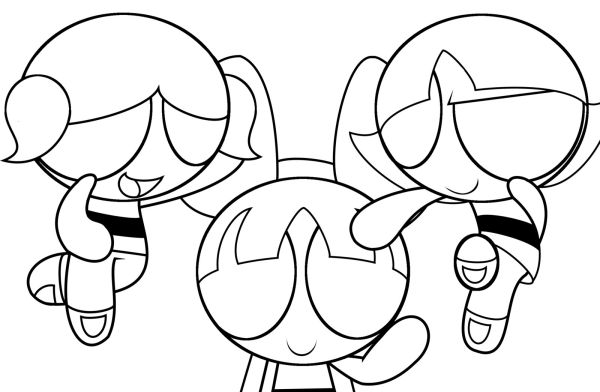 Powerpuff Girl Coloring Pages Print