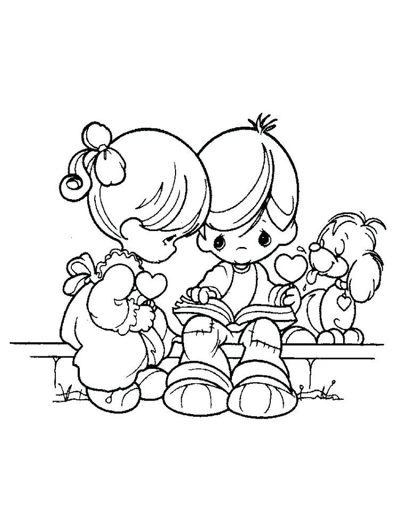 Precious Moments Coloring Pages For Kids